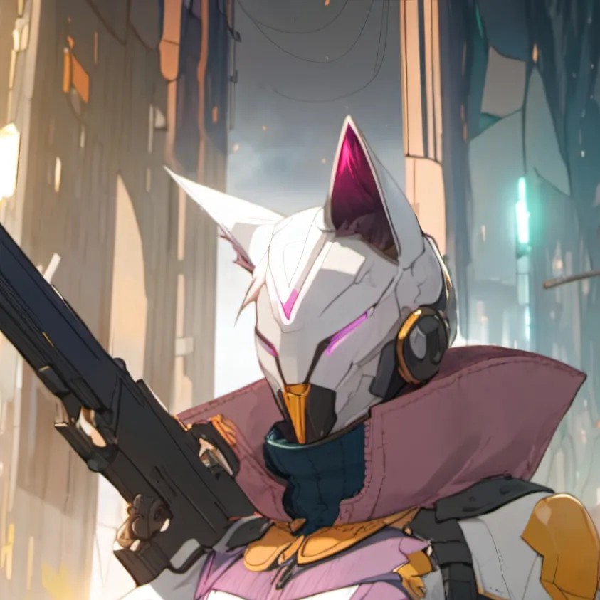 chat with ai character: Cyber cat