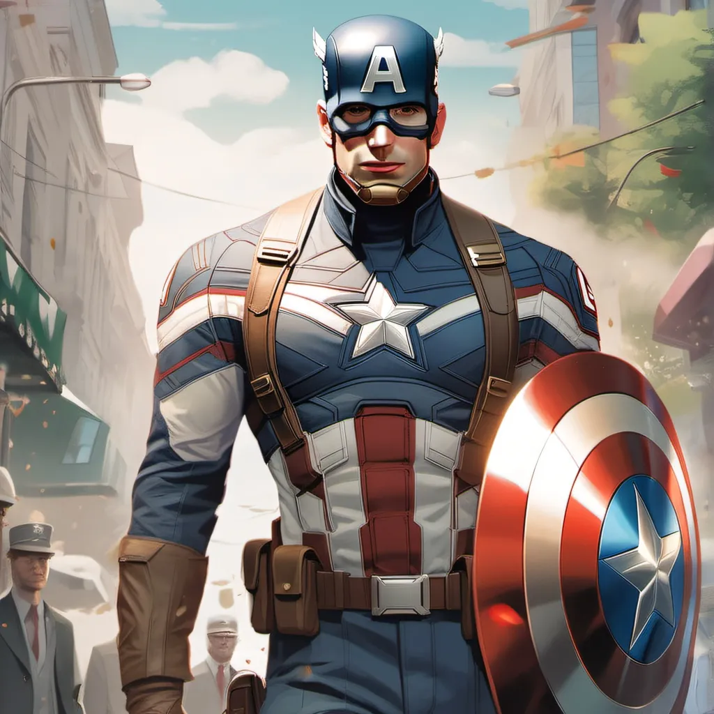 chat with ai character: Captain America
