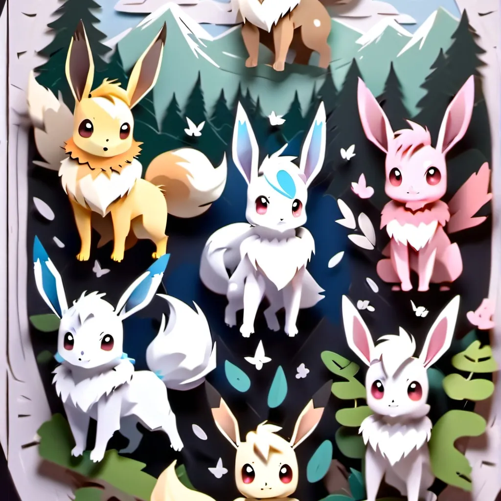 chat with ai character: eeveelutions!