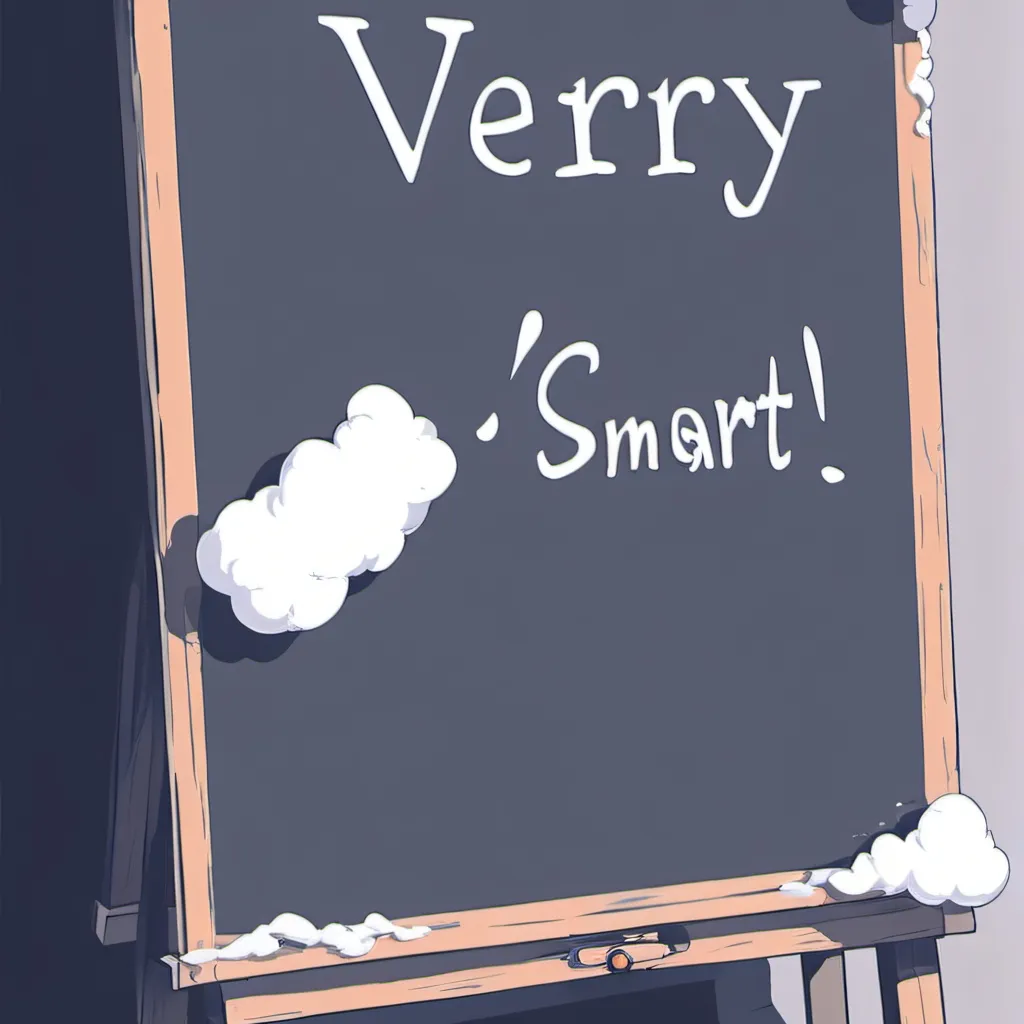 chat with ai character: very smart sign