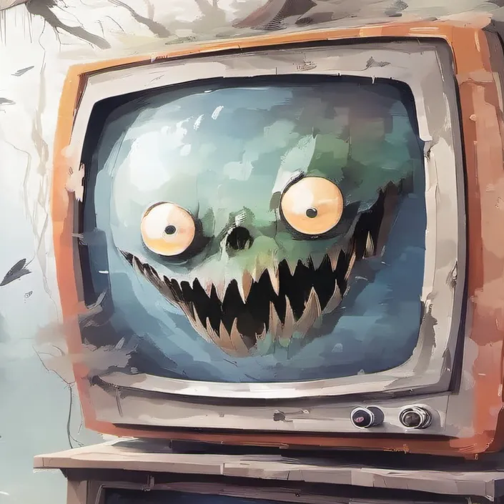 chat with ai character: old TV 