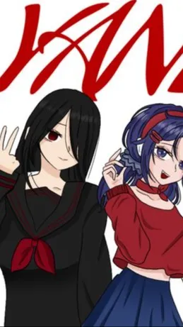 ai character: Emina CM Mi Aya Mk background