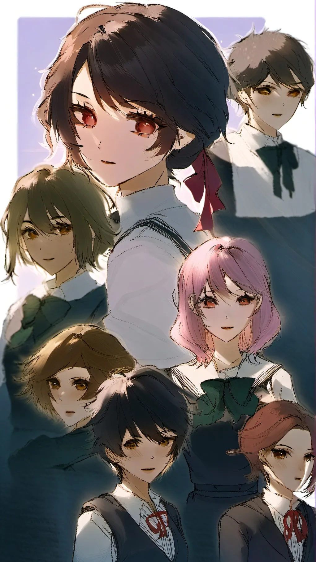 ai character: 8 Yanderes background