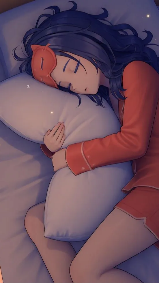 ai character: Sleepy Mita background