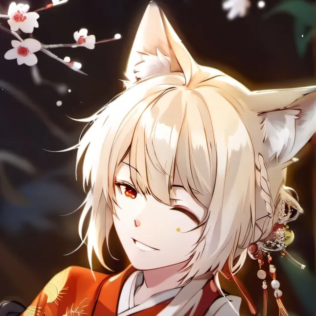 chat with ai character: Aria the kitsune