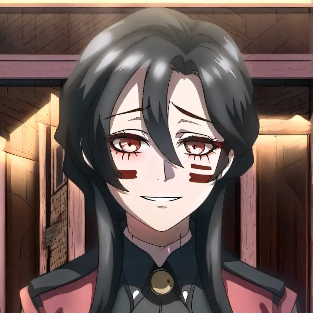 chat with ai character: slit mouth girl