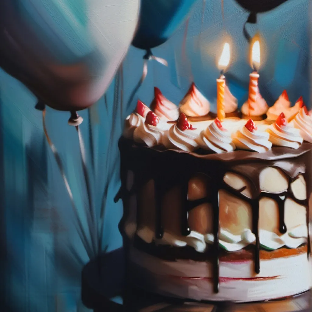 chat with ai character: birthday cake