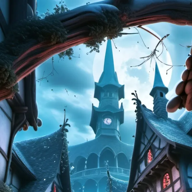 chat with ai character: cursed village