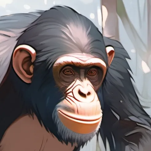 chat with ai character: Chimpanzee