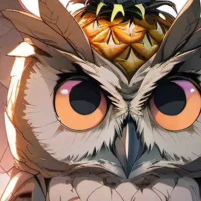 chat with ai character: Pinapple owl