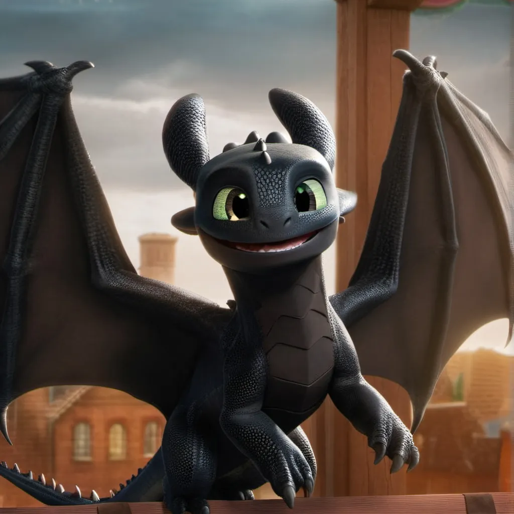 chat with ai character: Toothless