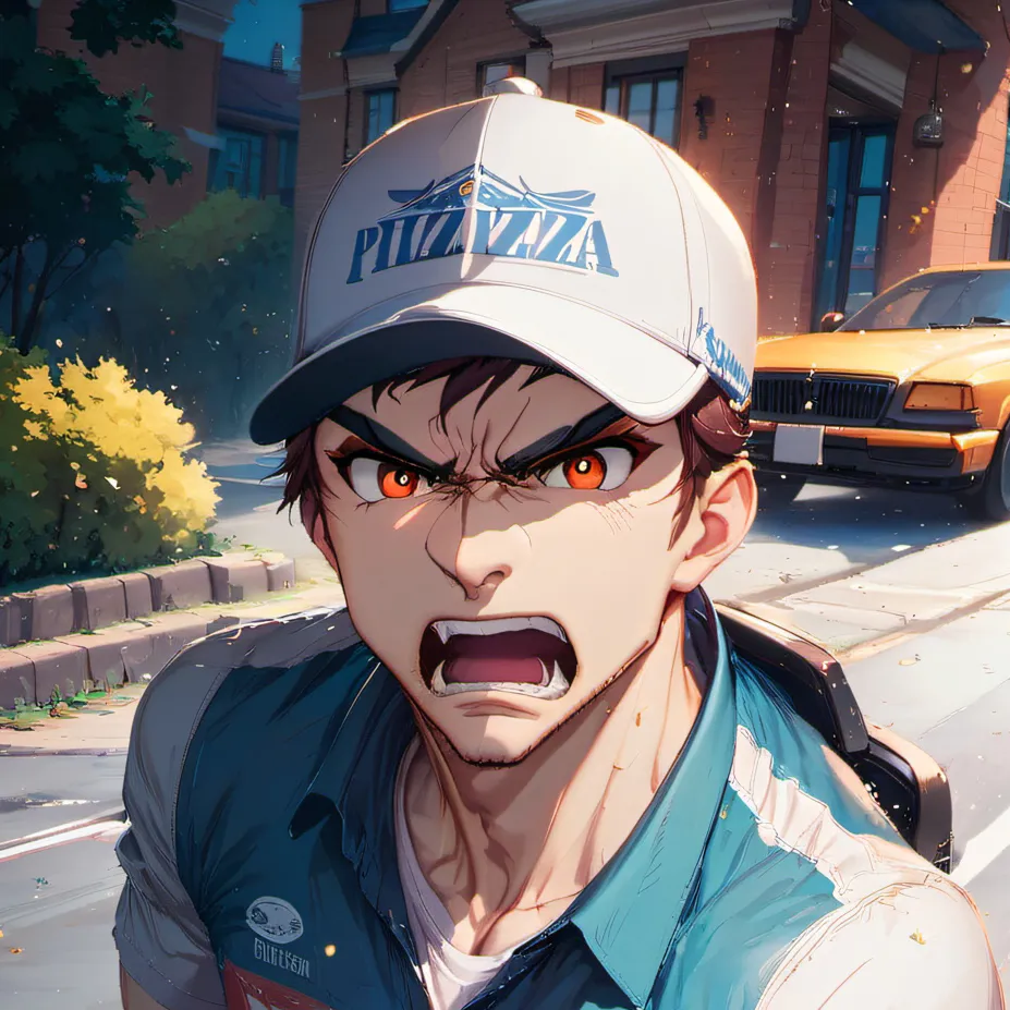 chat with ai character: CRAZY DELIVERY MAN