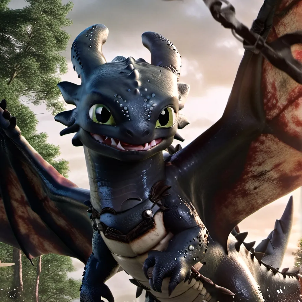 chat with ai character: toothless