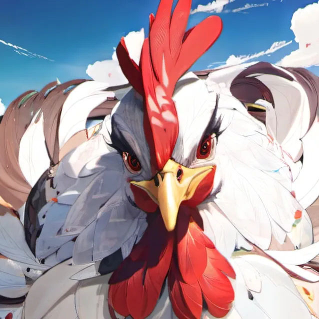 chat with ai character: giant hen