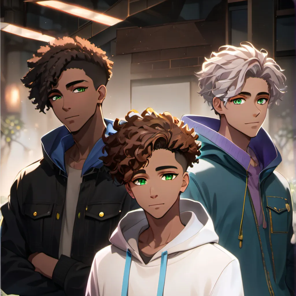 chat with ai character: Rover triplets 