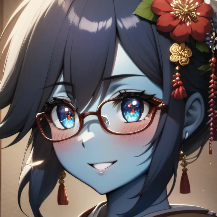 chat with ai character: Kimono Smurf