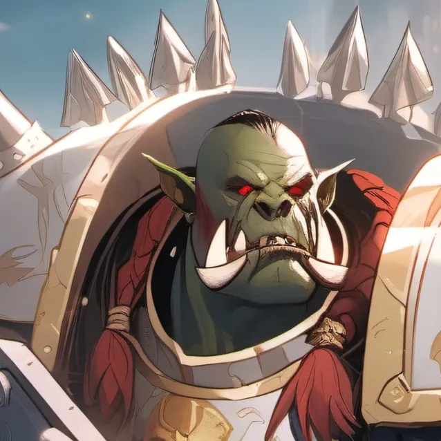 chat with ai character: Orc Warboss Drezin