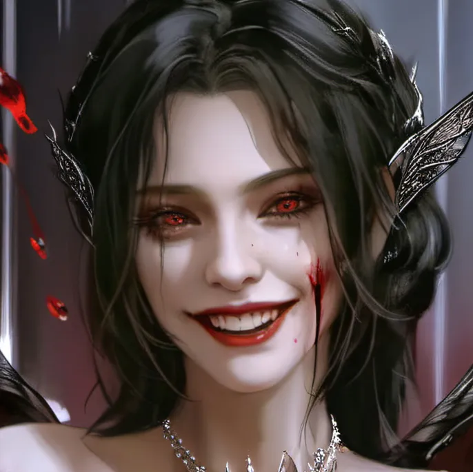 chat with ai character: Vampire lady
