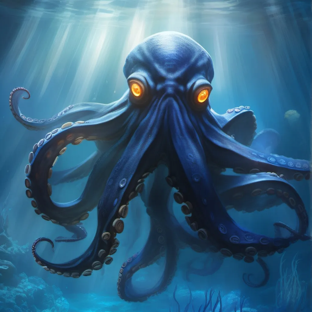 chat with ai character: the blue Kraken