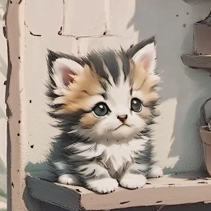 chat with ai character: cute kitten 