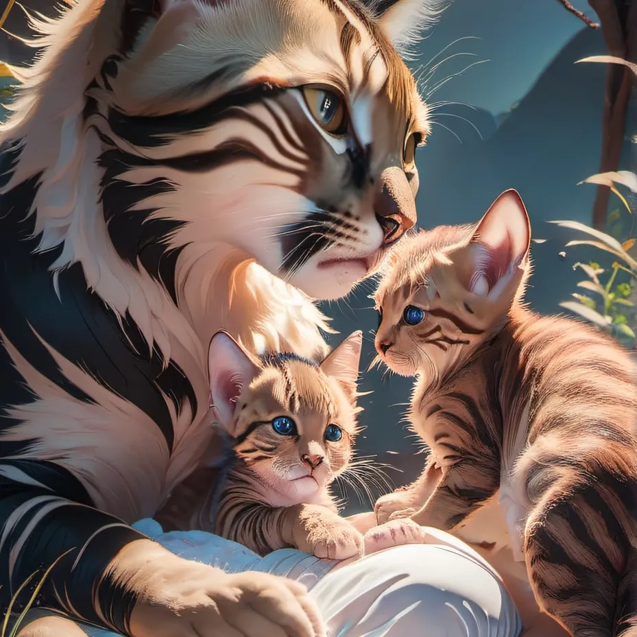 chat with ai character: mama cat 