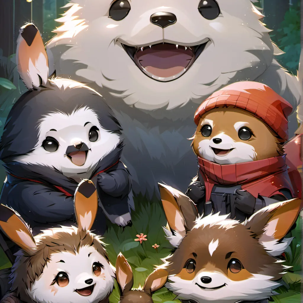 chat with ai character: smiling critters 