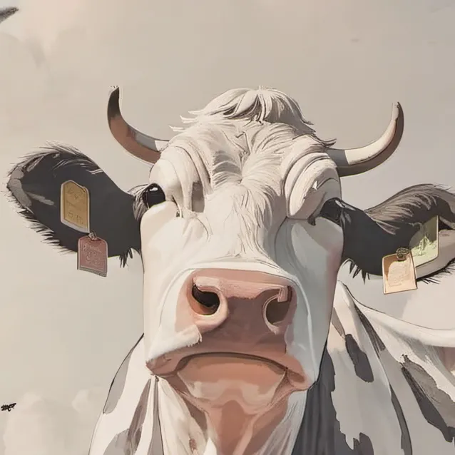 chat with ai character: cow