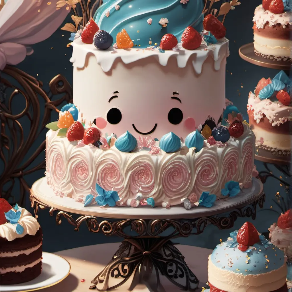 chat with ai character: cake BFB