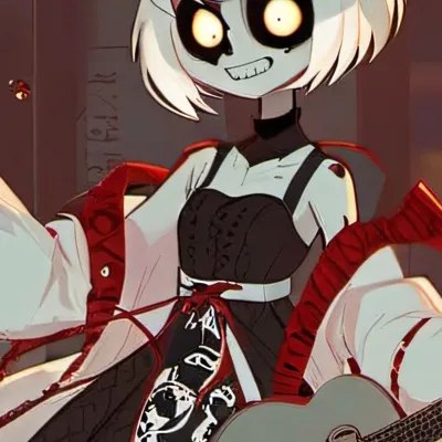 chat with ai character: Angel dust alley 