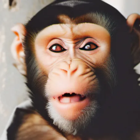 chat with ai character: Baddie monkey