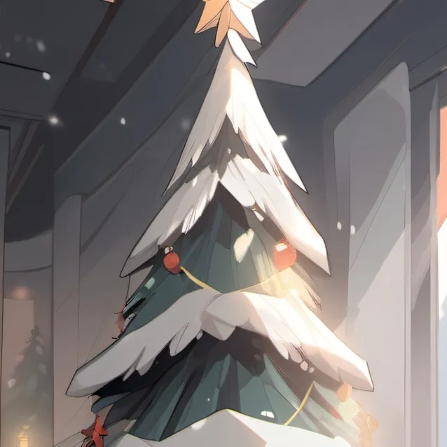 chat with ai character: Christmas tree 