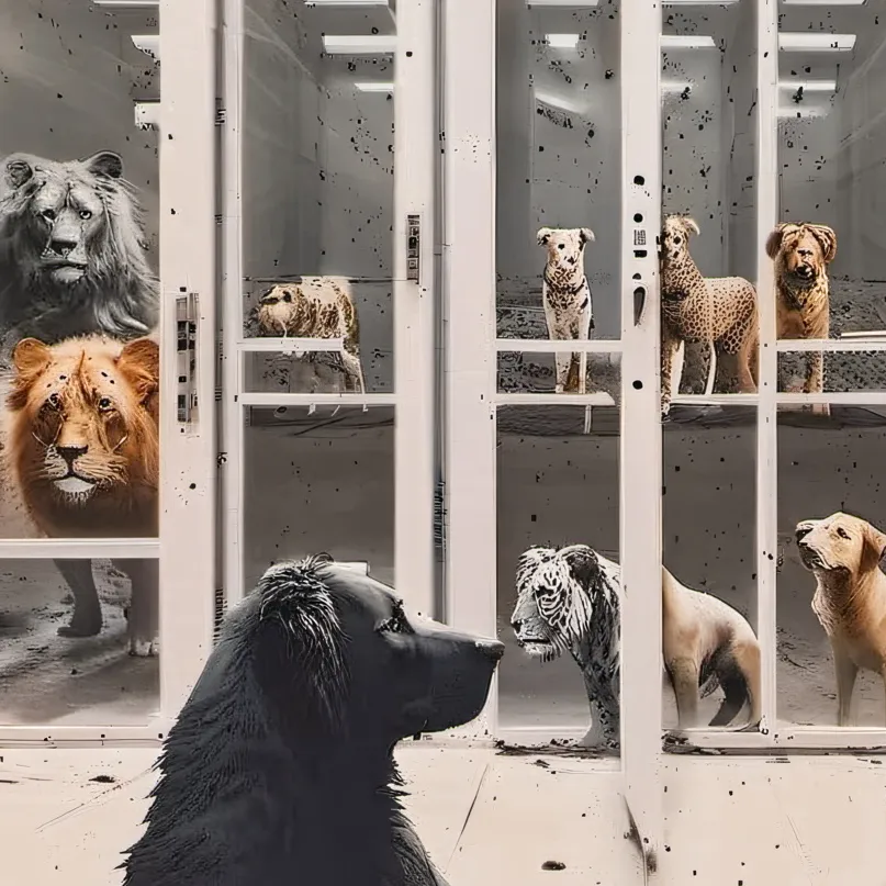 chat with ai character: animal mechine 