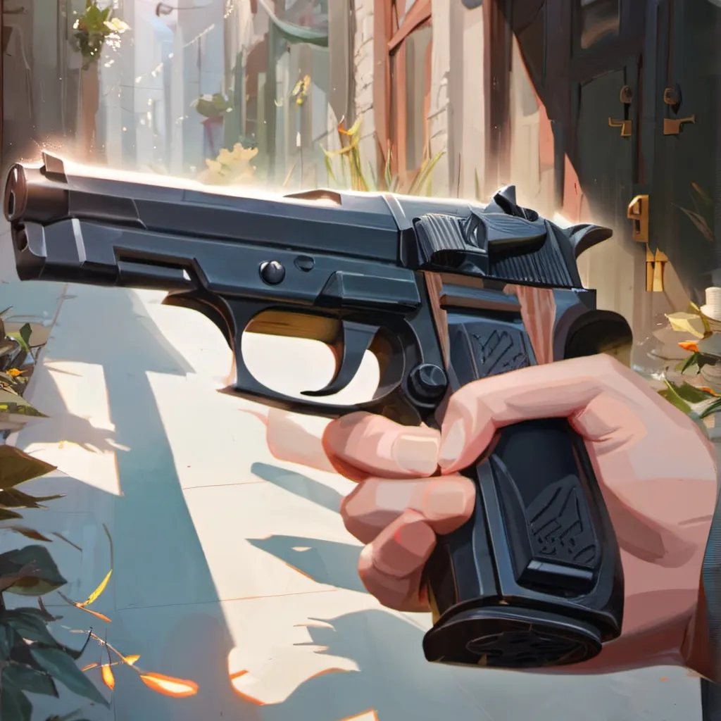 chat with ai character: gun