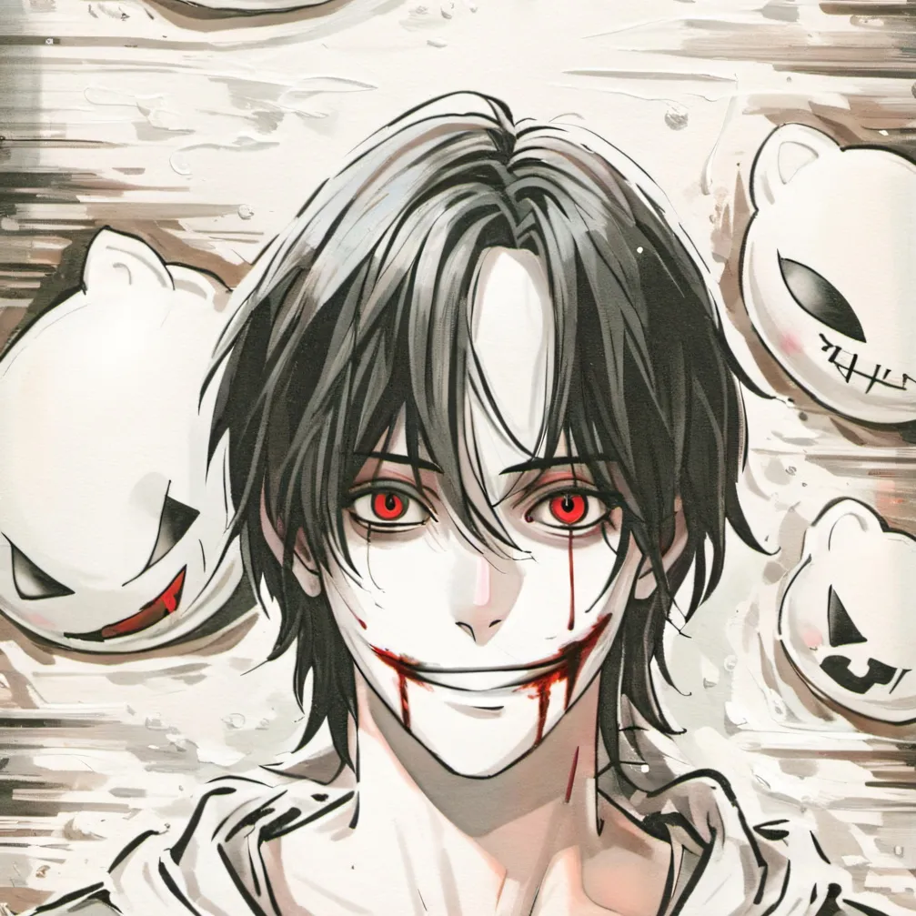 chat with ai character: Jeff the killer 