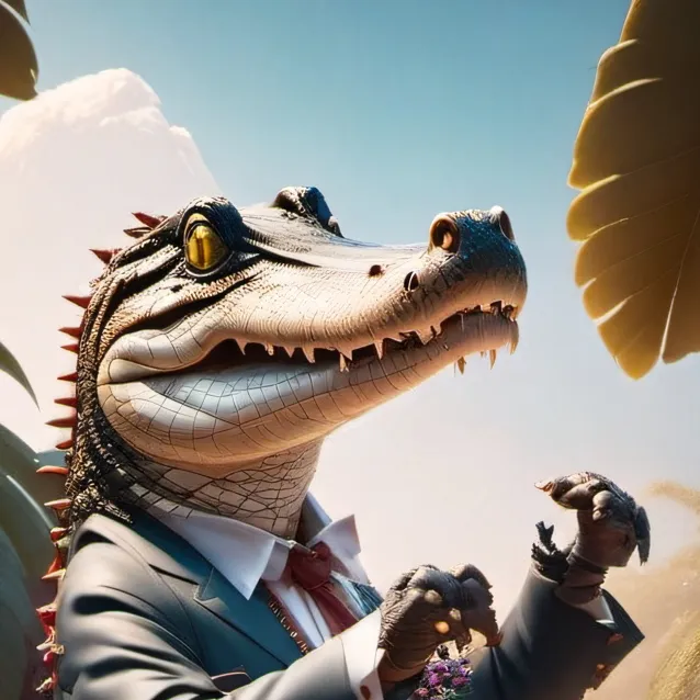 chat with ai character: Singing alligator 