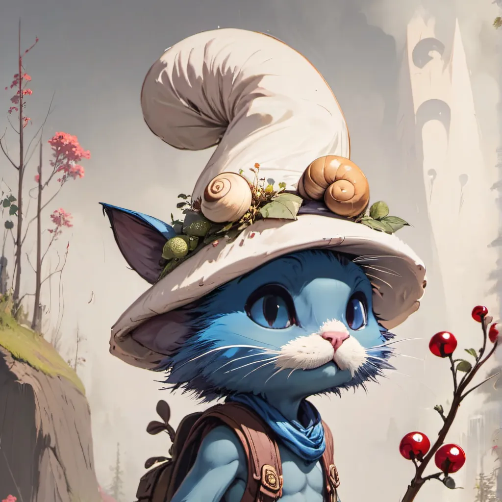 chat with ai character: Smurf Cat