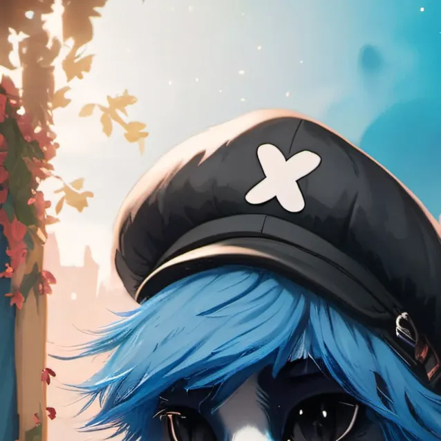 chat with ai character: Emo Smurf Cat