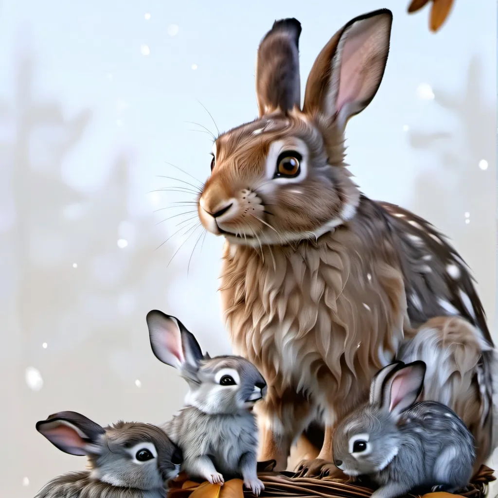 chat with ai character: Bunny family 