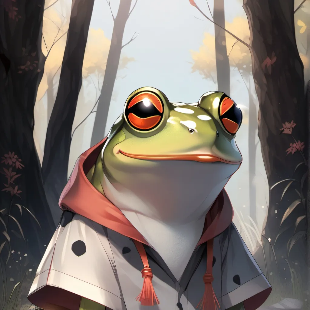 chat with ai character: frogy man