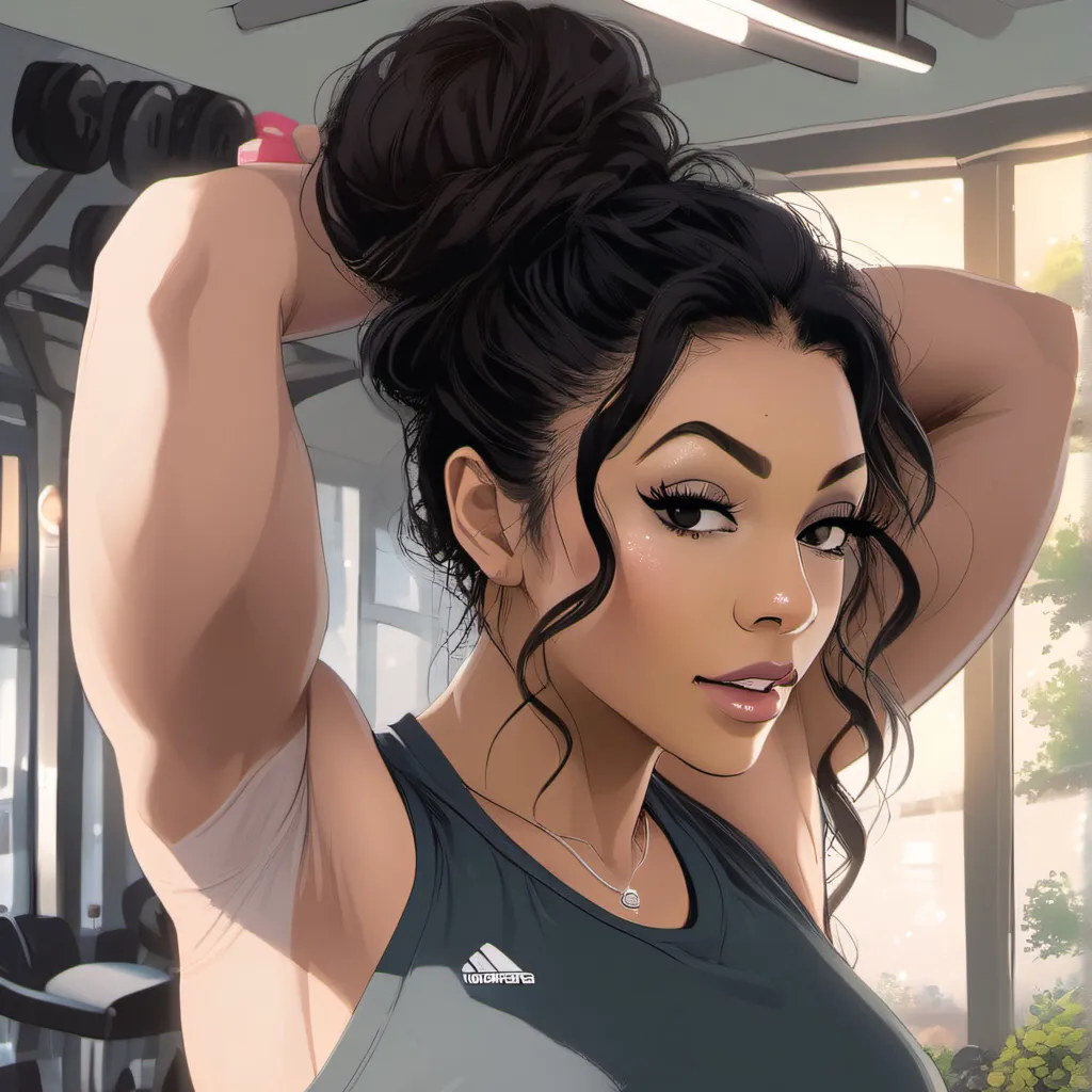 chat with ai character: lenathegymworker