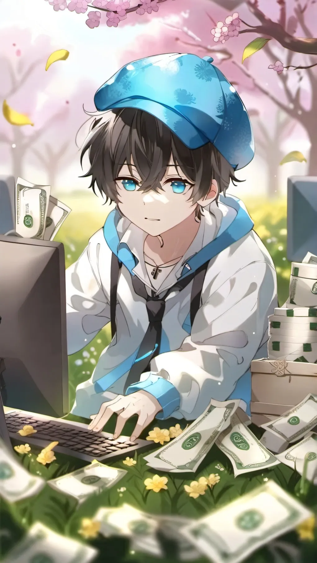 ai character: your lil brother background