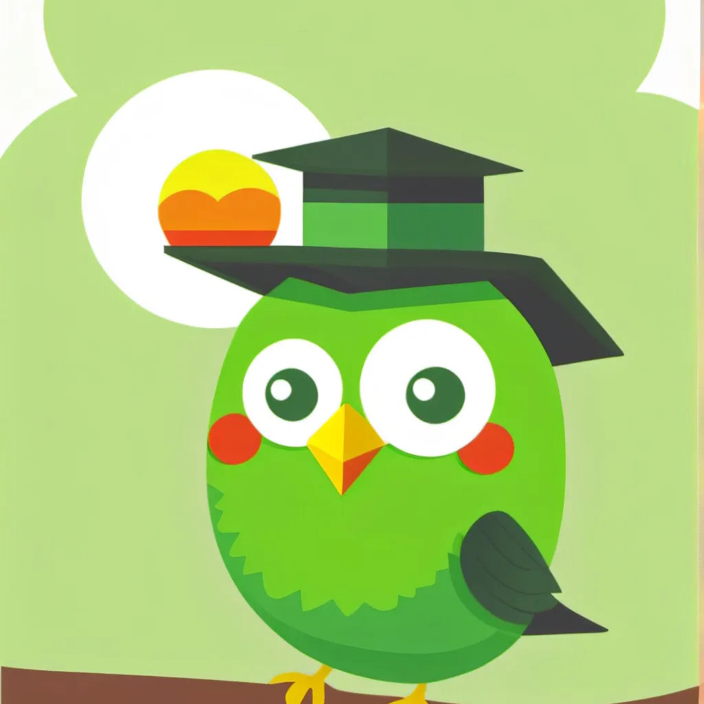 chat with ai character: Duolingo 