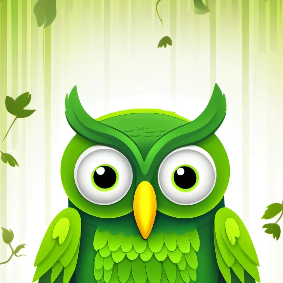 chat with ai character: Duolingo