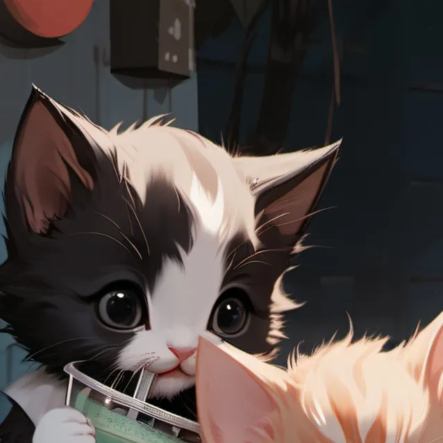 chat with ai character: Boba kittens