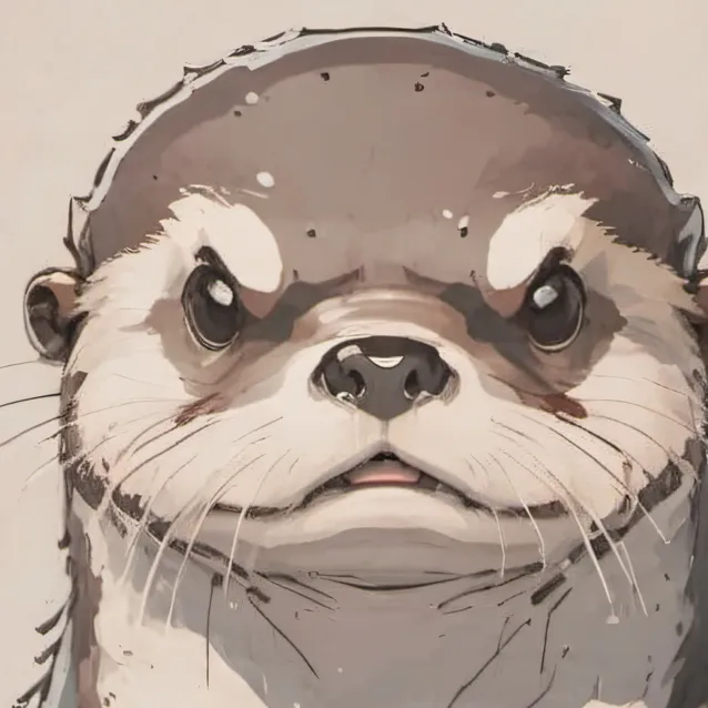 chat with ai character: grumpy the otter