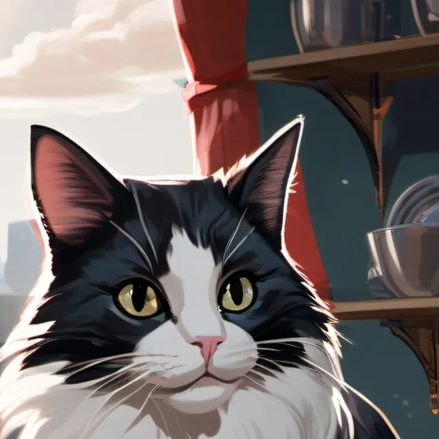 chat with ai character: cat