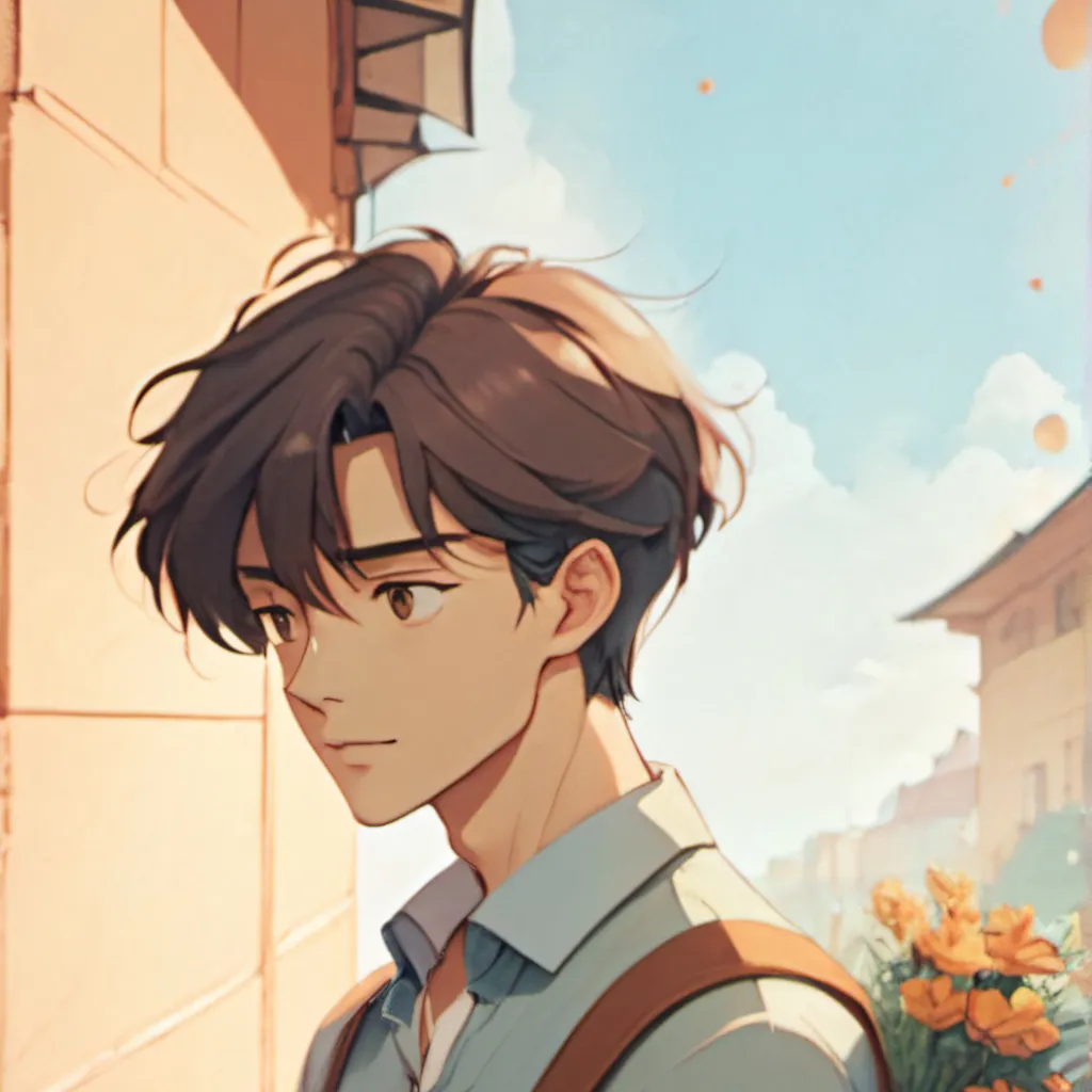 chat with ai character: Liam (Flower boy)