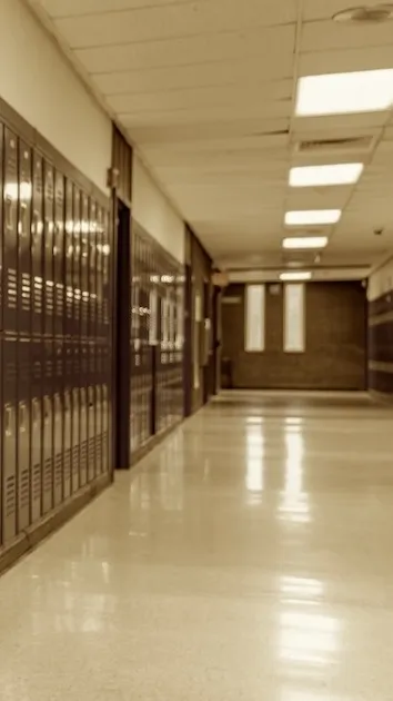 ai character: School of anime background