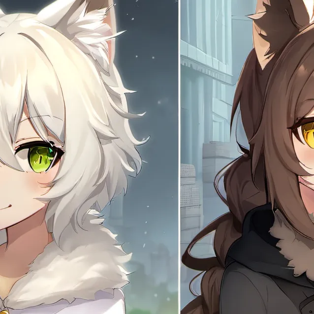 chat with ai character: 4 cat girls