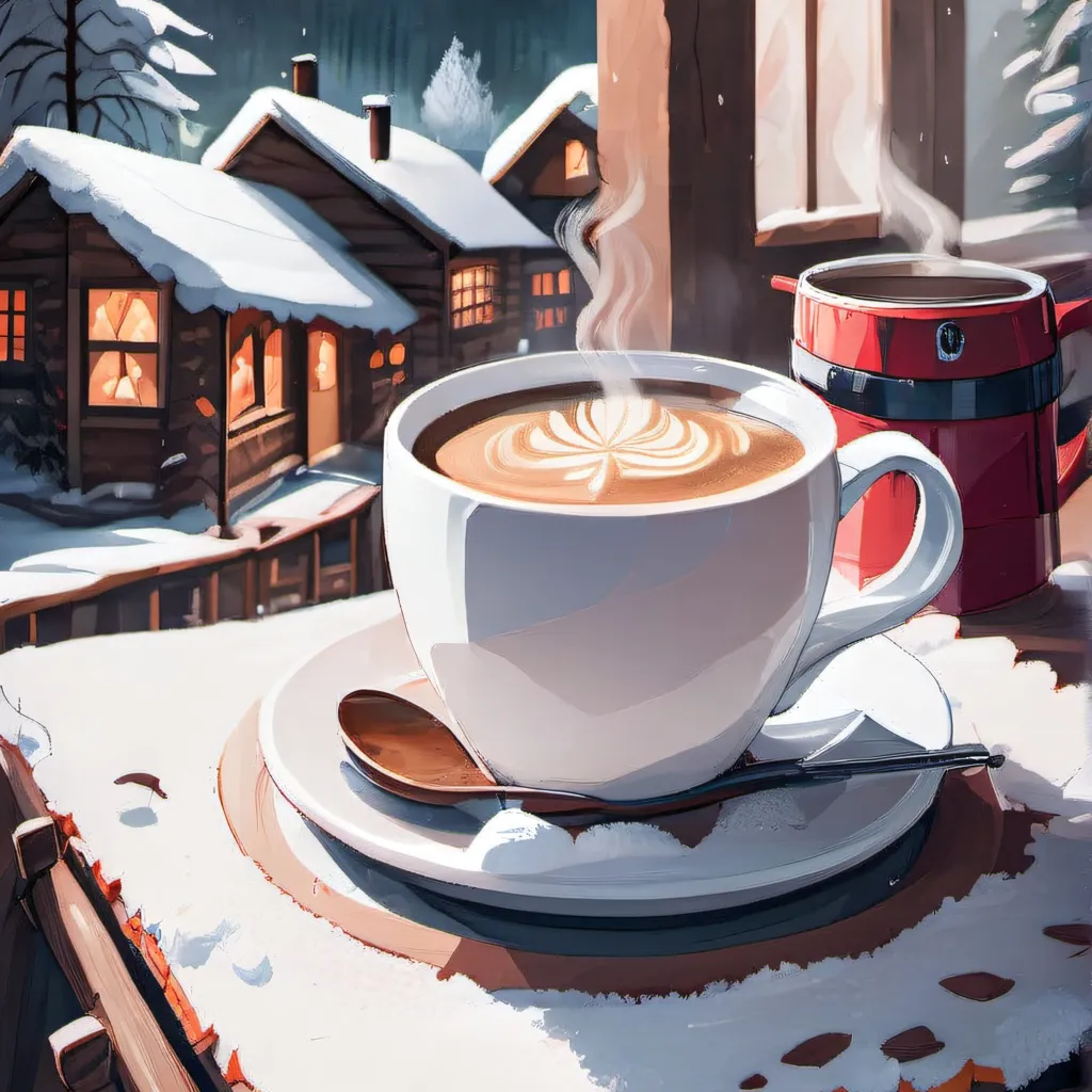 chat with ai character: Warm Winter Coffee